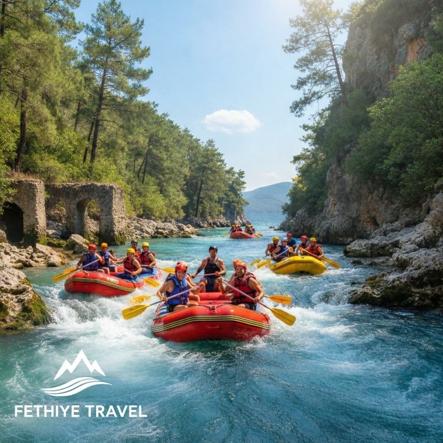 Рафтинг в Фетие — активный отдых и сплав по реке